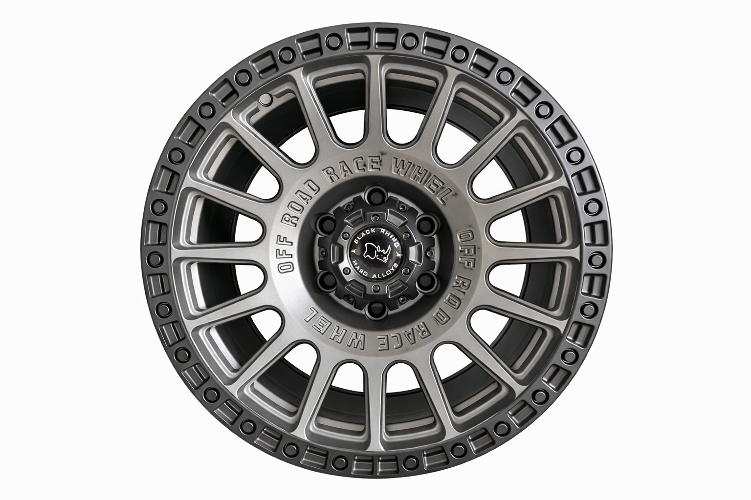 BLACK RHINO WHEELS MATTE GUNMETAL W/ MATTE BLACK LIP 17*8.5