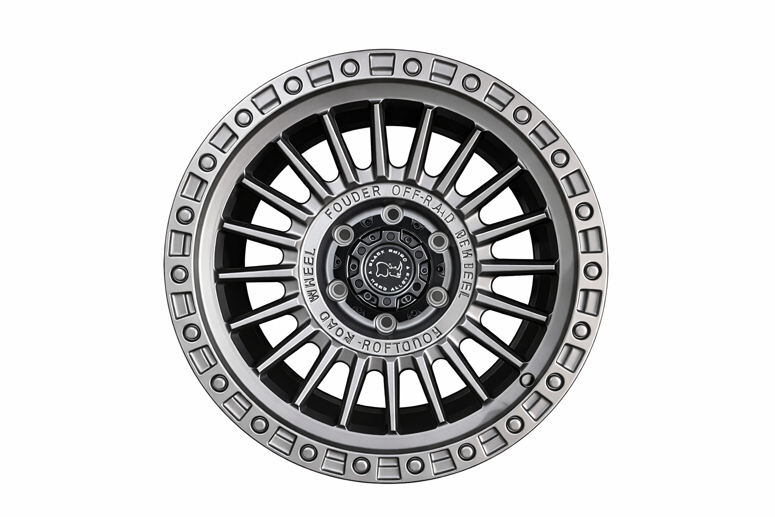 BLACK RHINO WHEELS MATT BLACK - MATT GRAY R17*9