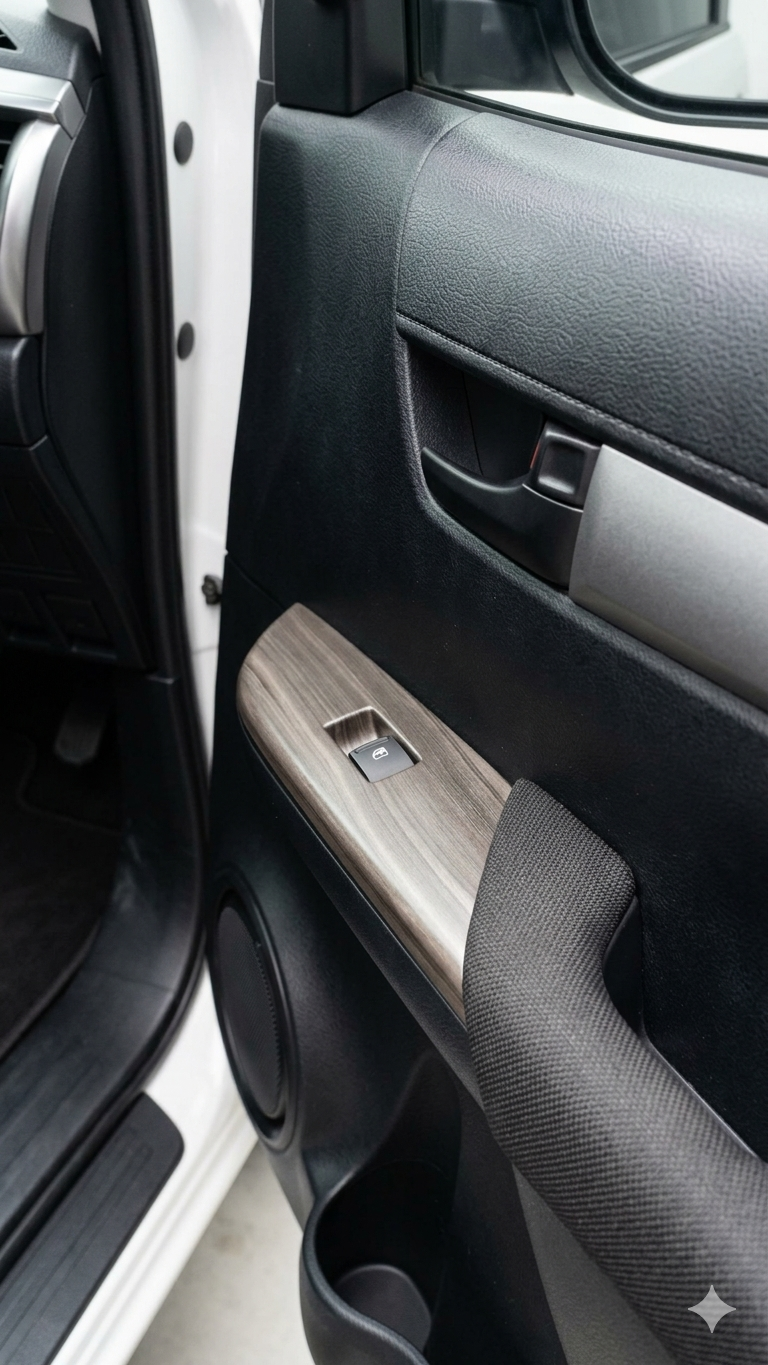 REVO HILUX INTERIOR UPGRADE (7 PIECES) MADERADO GRIS BM295 2
