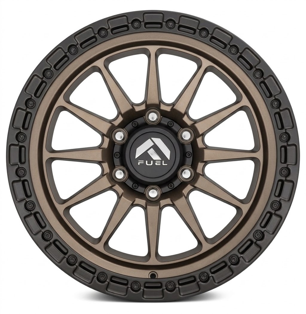 FUEL WHEELS MATT BRONZE R17