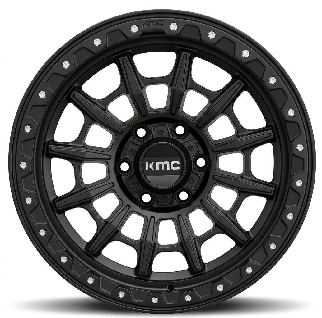 KMC WHEELS 17*9 MATT BLACK